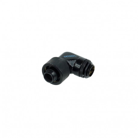 Alphacool HF screw connection 90°, black (17081)