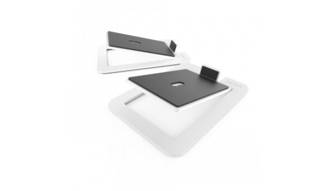 KANTO AUDIO DESKTOP SPEAKER STANDS FOR LARGE SPEAKERS - WHITE (PAIR)