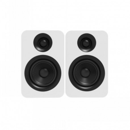 KANTO AUDIO PAIR - PASSIVE SPEAKERS WITH 1" SILK DOME TWEETER AND 4" KEVLAR WOOFER - WHITE