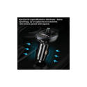 USAMS C21 käed-vabad komplekt FM-saatjaga, Bluetooth 5.0, MP3, 2xUSB 3.4A must/must CC115GC01 (US-CC