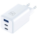3MK Hyper GaN Charger 65W 1xUSB-A 2xUSB-C PD QC4+ white