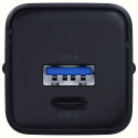 3MK Hyper GaN Charger 20W 1xUSB-A 1XUSB-C PD QC4+ Black
