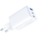 3MK Hyper GaN Charger 65W 1xUSB-A 2xUSB-C PD QC4+ white