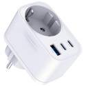 3MK Hyper Comfort Charger 30W 1xUSB-A 2xUSB-C 1xSchuko PD QC3.0 white