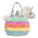 AURORA Fancy Pals plush toy unicorn in a bag, 20 cm