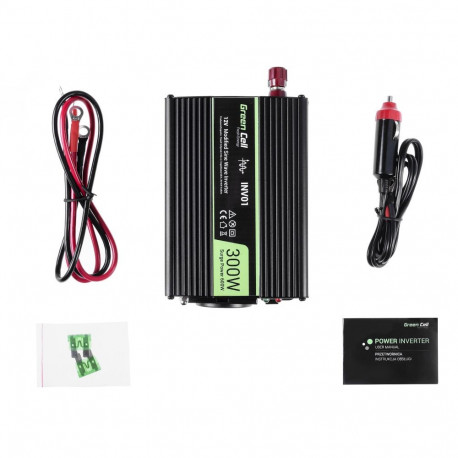 Green Cell Car Power Inverter 12V to 230V 300W / 600W