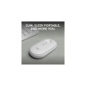 Logitech Pebble 2 M350s Wireless Mouse, RF Wireless + Bluetooth, 4000 DPI, Tonal White