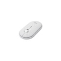 Logitech Pebble 2 M350s Wireless Mouse, RF Wireless + Bluetooth, 4000 DPI, Tonal White