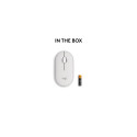 Logitech Pebble 2 M350s Wireless Mouse, RF Wireless + Bluetooth, 4000 DPI, Tonal White