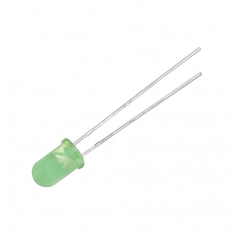 6024# Dioda led 5mm (zielona matowa)
