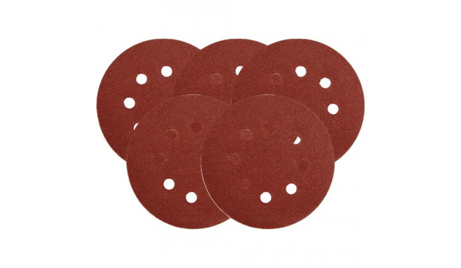 Lihvpaberiketas ekstsentrilistele lihvmasinatele metallile ja puidule 125 mm P60 5 tk YT-83452 Yato