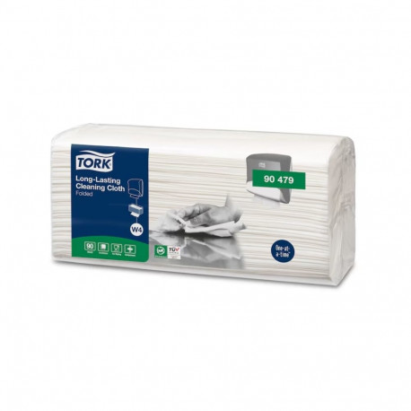 Pühkelapp Tork W4 volditud 1-kihiline 90tk/pk