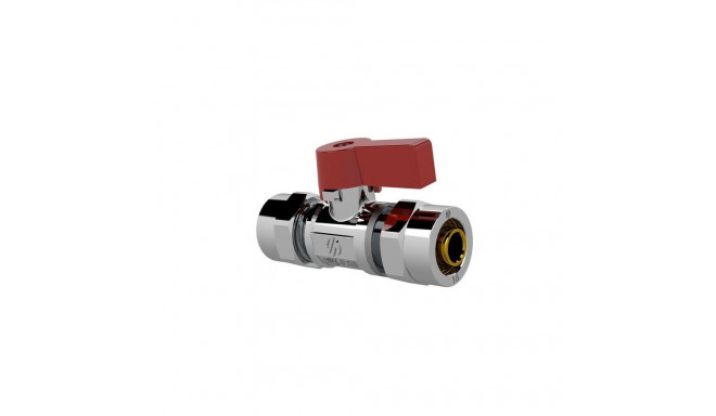VALVE MINI FOR MULTILAYE TUBE 16X2MM RED