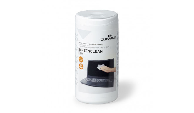 Ekraanipuhastuslapid Durable Screenclean 100tk, niisutatud (2 tk)