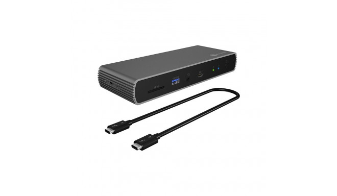 "D Dockingstation Thunderbolt 4 Type-C 4xUSB-A/3xUSB-C/HDMI ICY BOX Black"