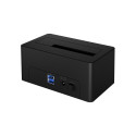 "Dockingtation für 1x 2.5""/3.5"" SATA I/II/III USB 3.2 ICY BOX Black"