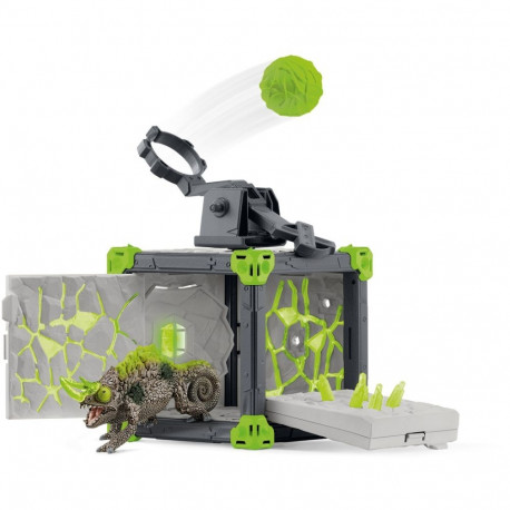 "Schleich Eldrador Creatures BattleCave Steinchamleons 42677"