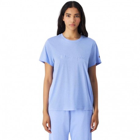 Koszulka damska Champion SS Tee błękitna 117650 BS186 XL