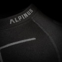 Bielizna termoaktywna męska Alpinus Tactical Base Layer Set czarno-szara GT43276 S