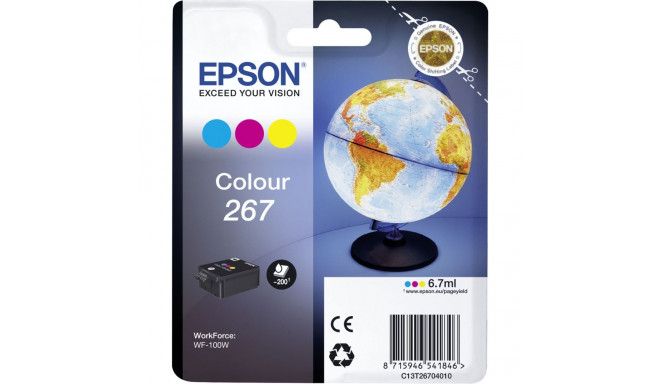 Epson värviline tindikassett T 267