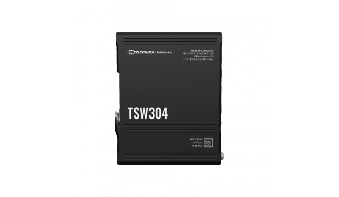 TELTONIKA NETWORKS TSW304 gigabit ethernet lüliti DIN siiniga