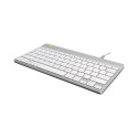 R-GO Tools R-Go Tools kompaktne Break klaviatuur RGOCOUSWDWH USB QWERTY klaviatuur inglise valge