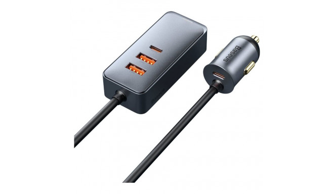 Baseus Share Together car charger 2x USB / 2x USB Type C 120W PPS Quick Charge (CCBT-A0G)