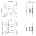 TV wall mount 19-37 inches LED/LCD swivel tilt white TV wall mount 19-37 inches LED/LCD swivel tilt white