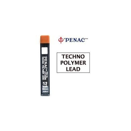 Pliiatsisüdamik Penac 0,5 mm 2B, 12 tk