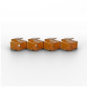 Lindy 20 x RJ-45 Port Blockers (without key), Orange