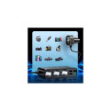 Joyroom Car Charger 9-in-1, (C+U+U+U+U+U+ 3 cigarette lighter socket) 154W, Black (JR-CL06)