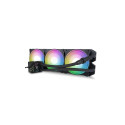 Alphacool Pro Aurora 420 CPU AIO Processor Liquid cooling kit 14 cm Black, White