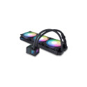 Alphacool Pro Aurora 420 CPU AIO Processor Liquid cooling kit 14 cm Black, White