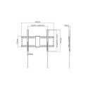 Gembird WM-80F-01 TV mount/stand 2.03 m (80") Black