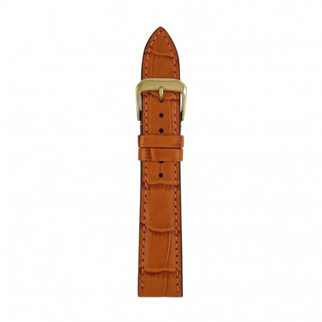 Zeppelin leather strap, brown, 18 mm