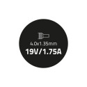 Qoltec 51507.33W toiteadapter Asus jaoks | 33W | 19V | 1.75A | 4.0*1.35 | +toitekaabel