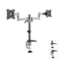 Desk holder for two LCD monitors Maclean MC-714 13-27 "8kg aluminum
