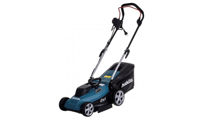 Makita ELM3320 muruniiduk Lükatav muruniiduk Must, Türkiissinine AC
