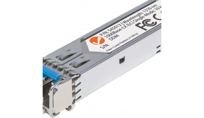 Intellinet saatemoodul optiline, gigabitine fiiber SFP, 1000Base-LX (LC) ühe režiimiga port, 10 km, 