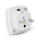 Gembird A-AC-UKEU-001 power plug adapter Type G (UK) Type F White