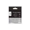 Gembird A-AC-UKEU-001 power plug adapter Type G (UK) Type F White