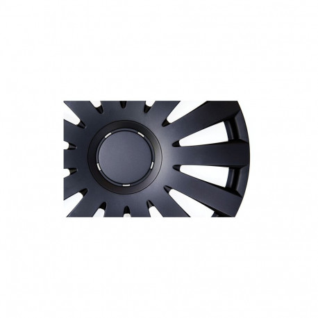 wheel covers set 14" 4pc black Fontana