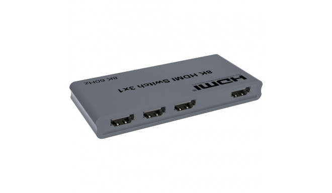 PremiumCord 8K@60Hz, 4K@144Hz HDMI switch 3:1 with remote control
