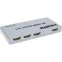 PremiumCord 8K@60Hz, 4K@144Hz HDMI switch 3:1 with remote control