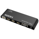 PremiumCord 4Kx2K@60Hz HDMI switch 3:1 metal with remote control and power adapter