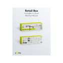 Dual Monitor Mount Flexfor monitors 17 - 32 inches (43-81 cm)