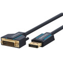 ClickTronic HQ OFC cable DisplayPort - DVI, gold plated, M/M, 2m