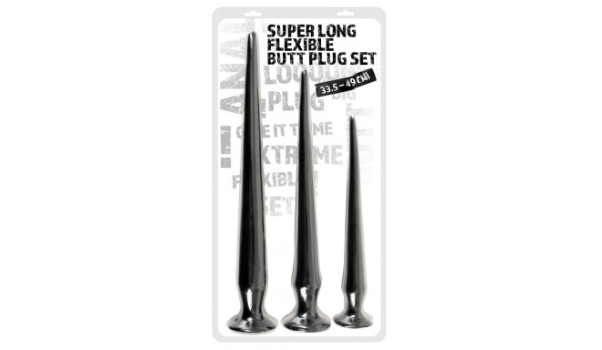 Korki analne Super Long 3 szt.