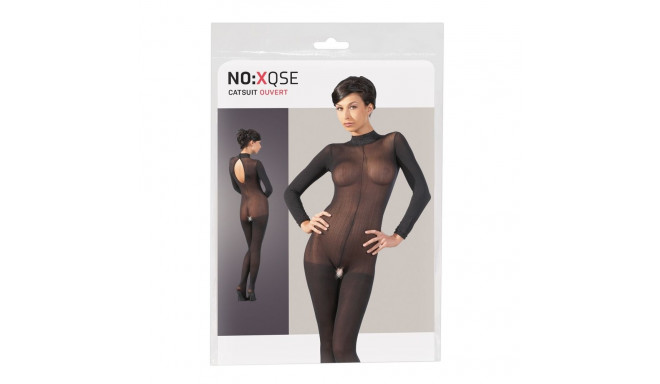 Catsuit with Lace Collar S/M