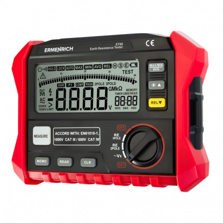 Ermenrich Ping ET60 Earth Resistance Tester